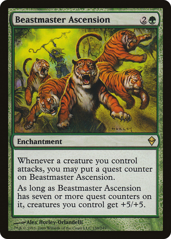 {R} Beastmaster Ascension [Zendikar][ZEN 159]