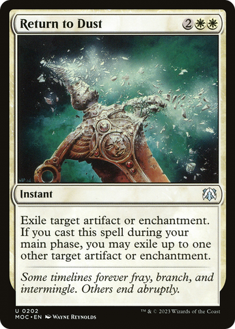 {C} Return to Dust [March of the Machine Commander][MOC 202]