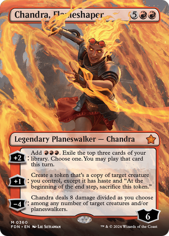 {@R} Chandra, Flameshaper (Borderless) [Foundations][FDN 360]