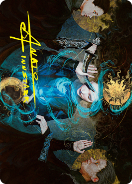 {A} Witness the Future Art Card (Gold-Stamped Signature) [Innistrad: Crimson Vow Art Series][GS AVOW 027]