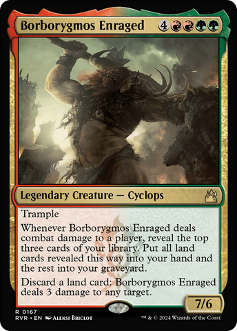 {R} Borborygmos Enraged [Ravnica Remastered][RVR 167]