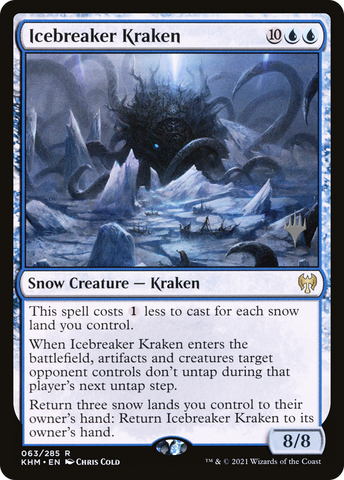 {R} Icebreaker Kraken (Promo Pack) [Kaldheim Promos][PP KHM 063]