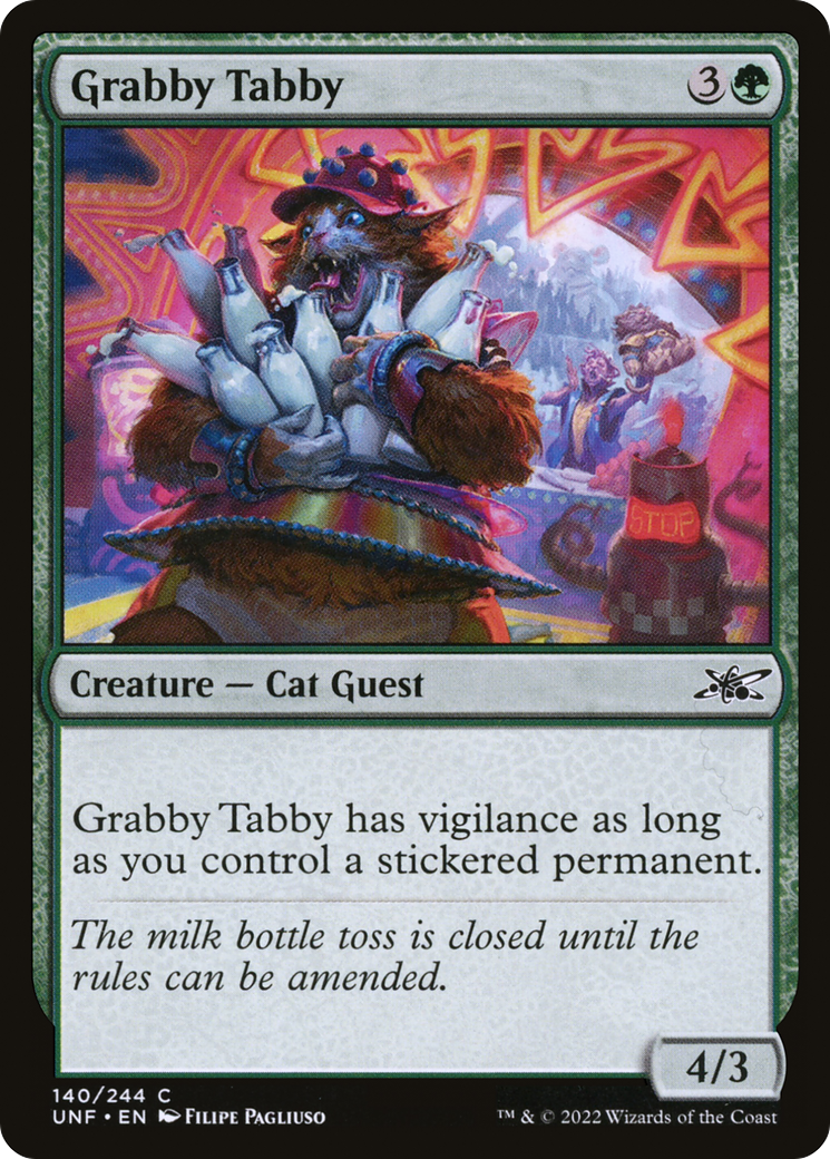 {C} Grabby Tabby [Unfinity][UNF 140]