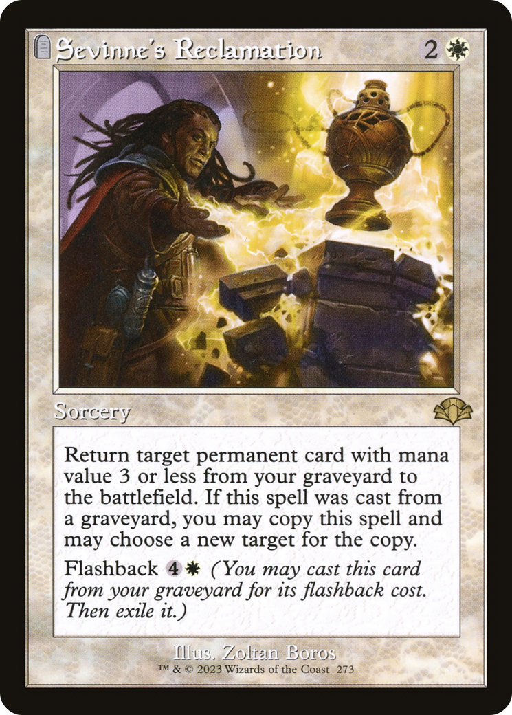 {R} Sevinne's Reclamation (Retro) [Dominaria Remastered][DMR 273]