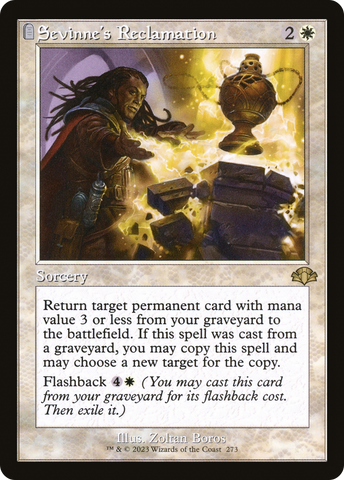 {R} Sevinne's Reclamation (Retro) [Dominaria Remastered][DMR 273]