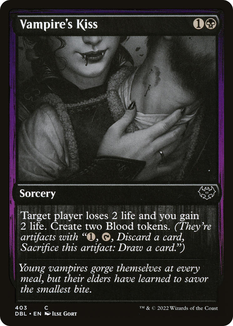 {C} Vampire's Kiss [Innistrad: Double Feature][DBL 403]
