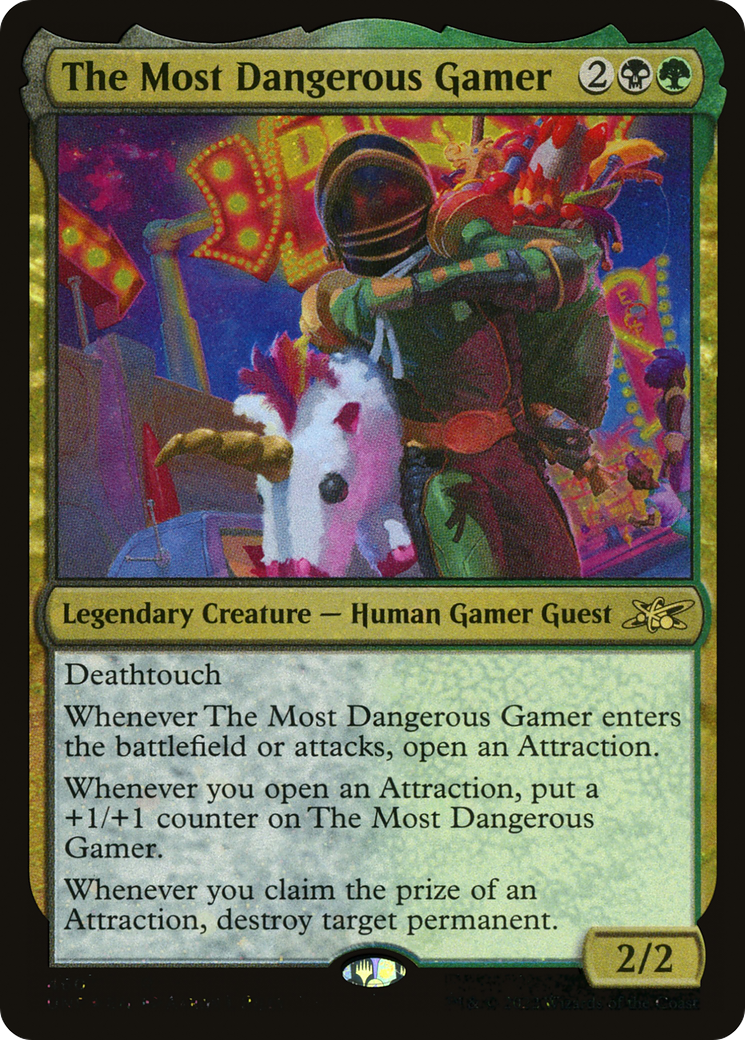 {R} The Most Dangerous Gamer (Galaxy Foil) [Unfinity][UNF 460]