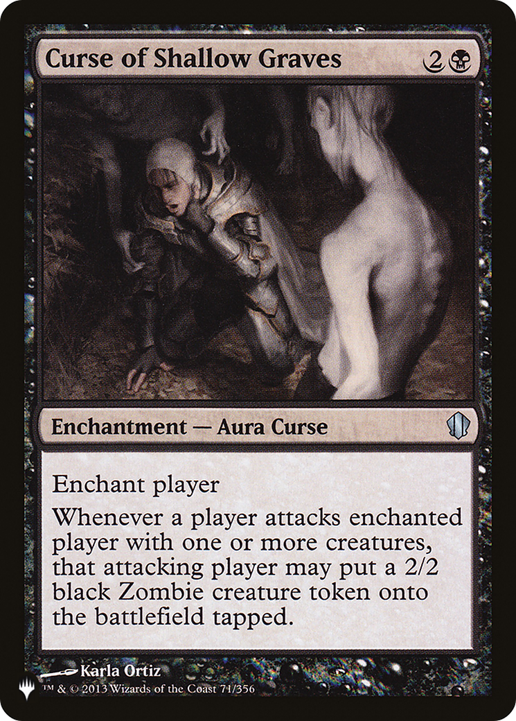 Curse of Shallow Graves [LIST 71/356]