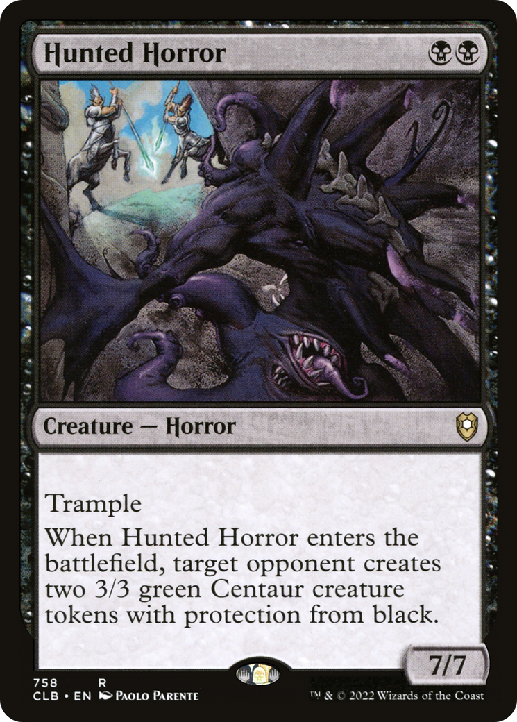 {R} Hunted Horror [Commander Legends: Battle for Baldur's Gate][CLB 758]