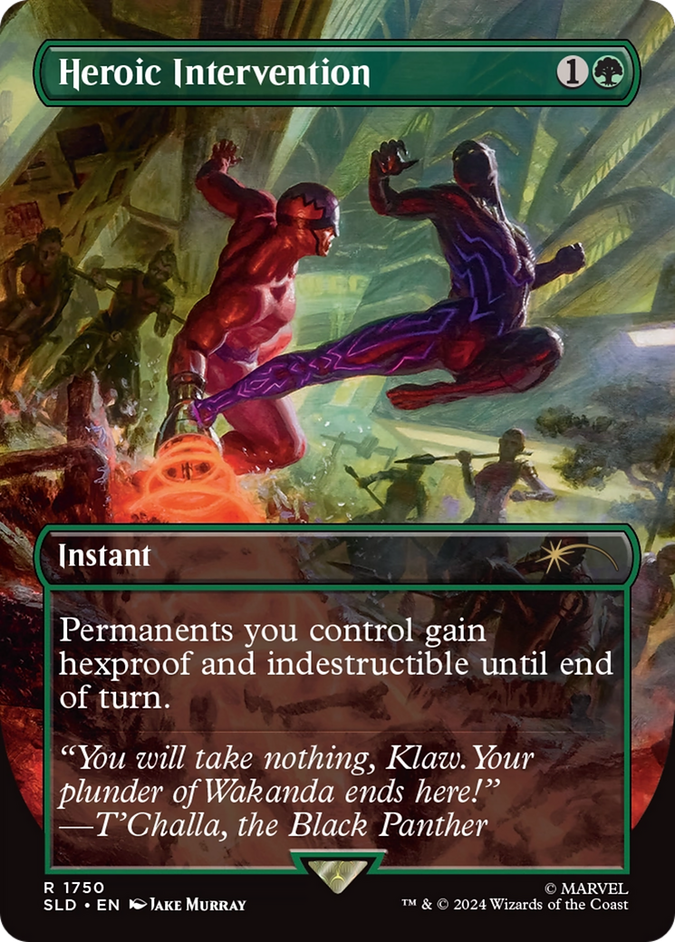 Heroic Intervention [SLD-1750]  (Borderless) Foil