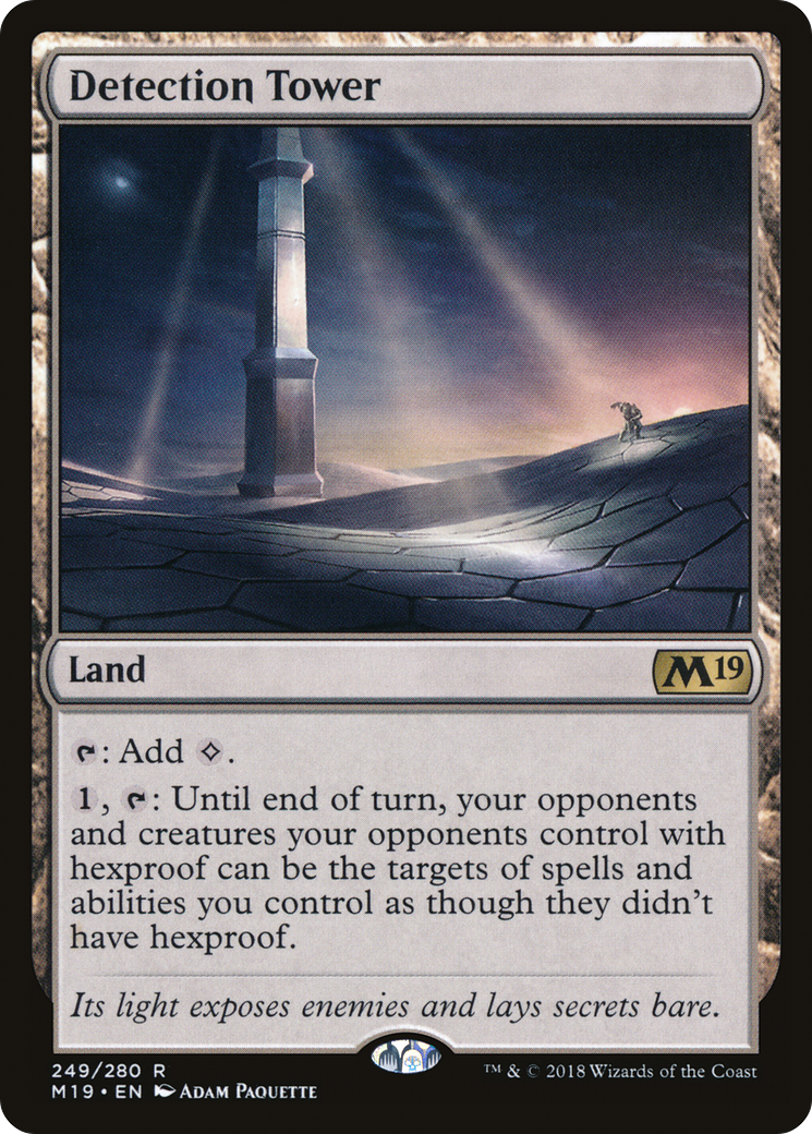 {R} Detection Tower [Core Set 2019][M19 249] - Misty Mountain Games