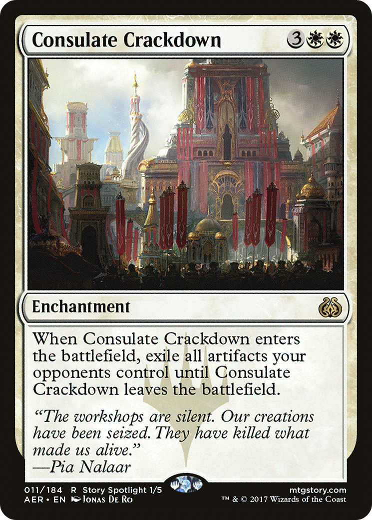 {R} Consulate Crackdown [Aether Revolt][AER 011] - Misty Mountain Games