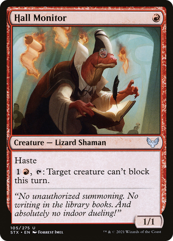 {C} Hall Monitor [Strixhaven: School of Mages][STX 105]