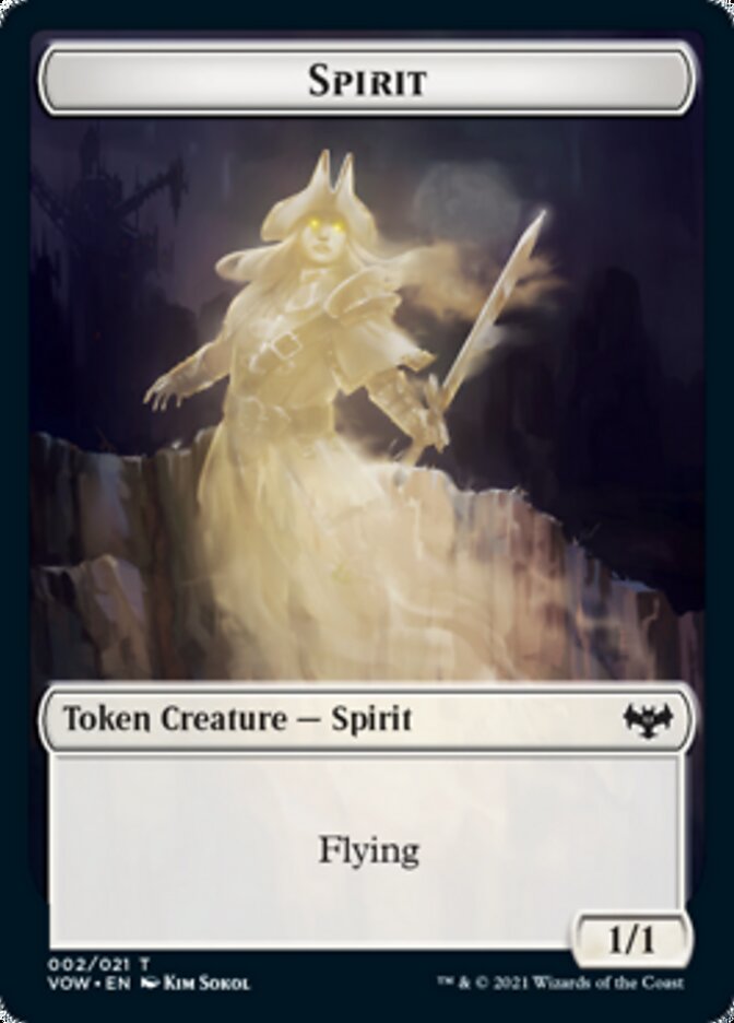 {T} Blood // Spirit (002) Double-sided Token [Innistrad: Crimson Vow Tokens][TVOW 017]