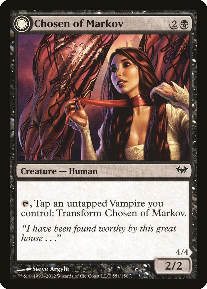 {C} Chosen of Markov // Markov's Servant [Dark Ascension][DKA 055]