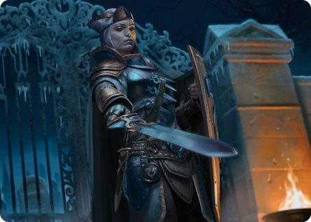 {A} Cemetery Protector Art Card [Innistrad: Crimson Vow Art Series][AVOW 008]