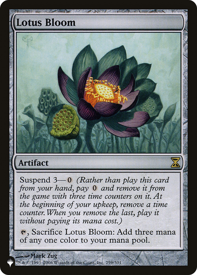 Lotus Bloom [LIST 259/301]