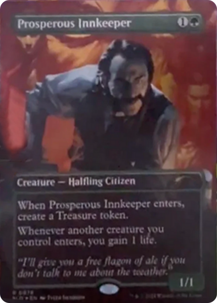{R} Prosperous Innkeeper (Rainbow Foil) [Secret Lair Drop Series][RBF SLD 0878]