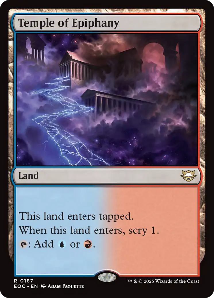 {R} Temple of Epiphany [Edge of Eternities Commander][EOC 187]