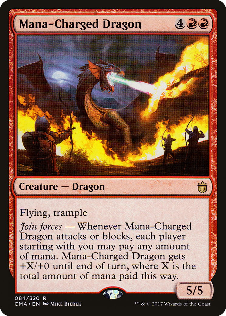 {R} Mana-Charged Dragon [Commander Anthology][CMA 084] - Misty Mountain Games