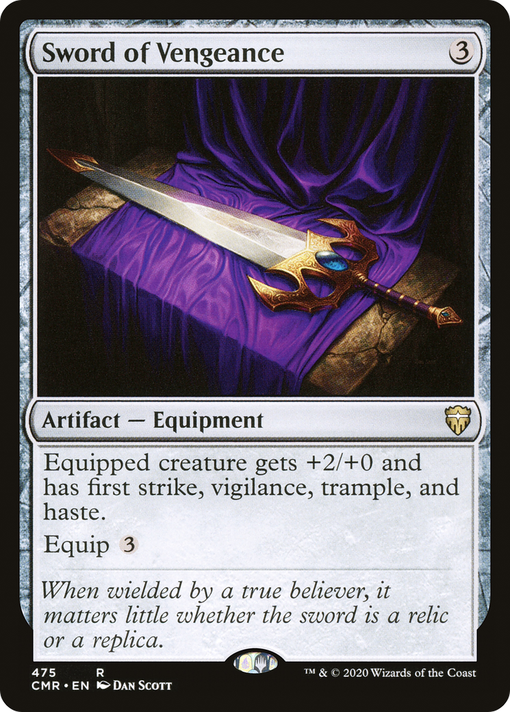 {R} Sword of Vengeance [Commander Legends][CMR 475]