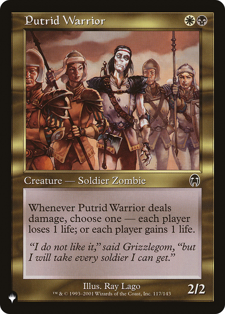 Putrid Warrior [LIST 117/143]