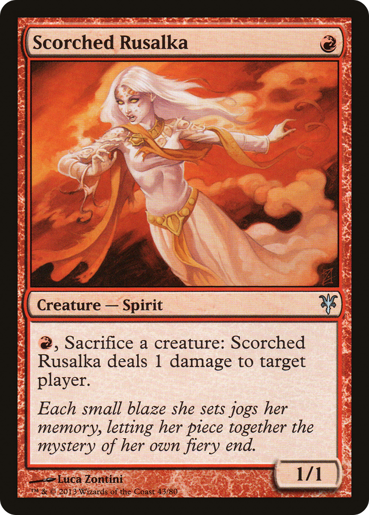 {C} Scorched Rusalka [Duel Decks: Sorin vs. Tibalt][DDK 043] - Misty Mountain Games