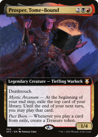 {R} Prosper, Tome-Bound (Extended Art) [Dungeons & Dragons: Adventures in the Forgotten Realms Commander][AFC 324]