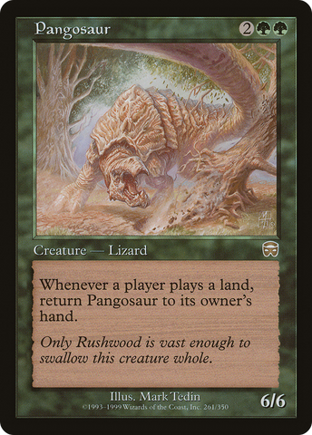 {R} Pangosaur [Mercadian Masques][MMQ 261]