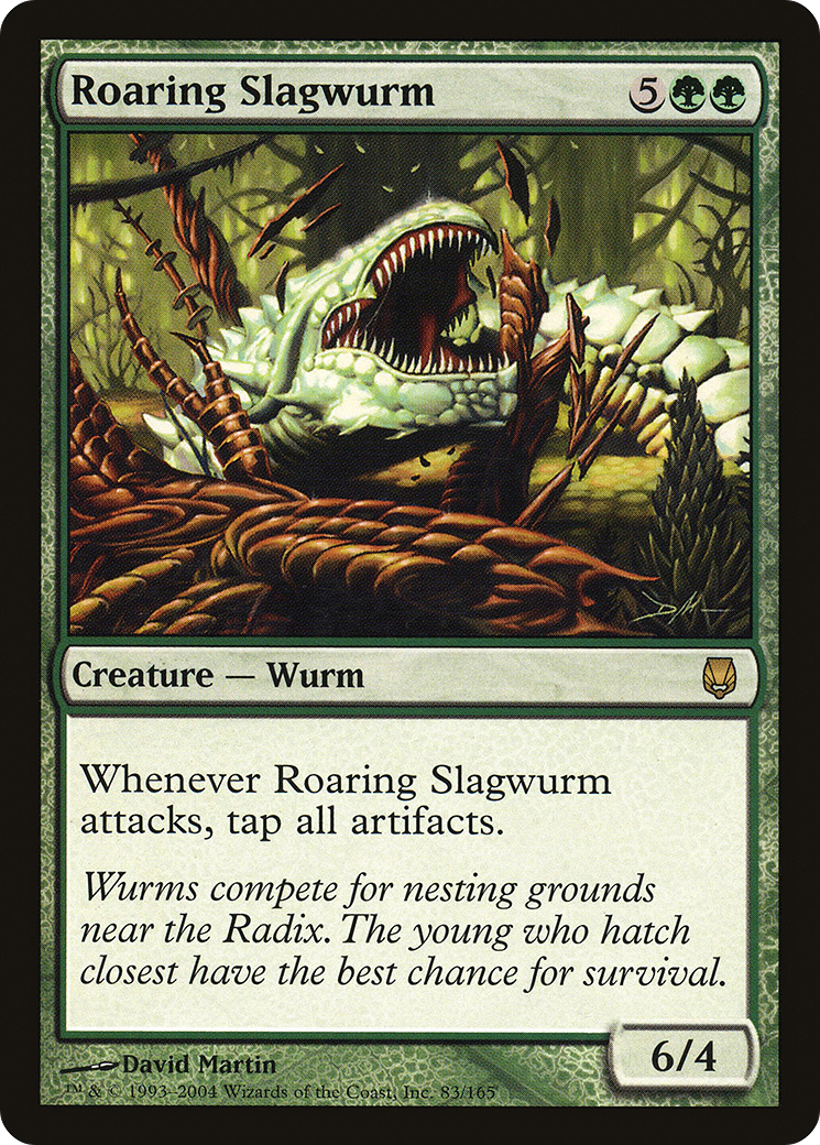 {R} Roaring Slagwurm [Darksteel][DST 083]