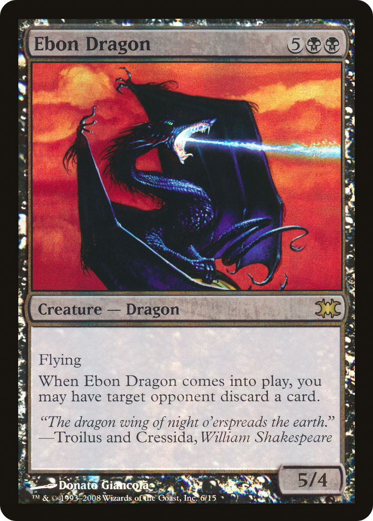 {R} Ebon Dragon [From the Vault: Dragons][DRB 006] - Misty Mountain Games