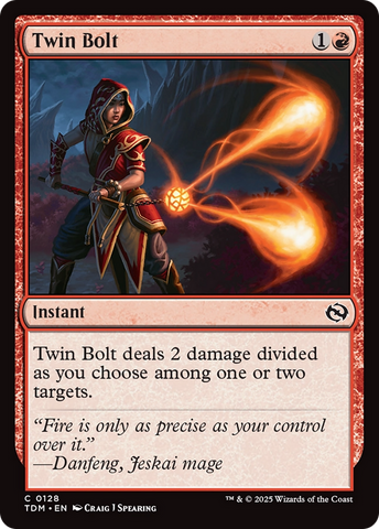 {@C} Twin Bolt [Tarkir: Dragonstorm][TDM 128]