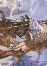 {A} Sea Gate Banneret Art Card [Zendikar Rising Art Series][AZNR 043]