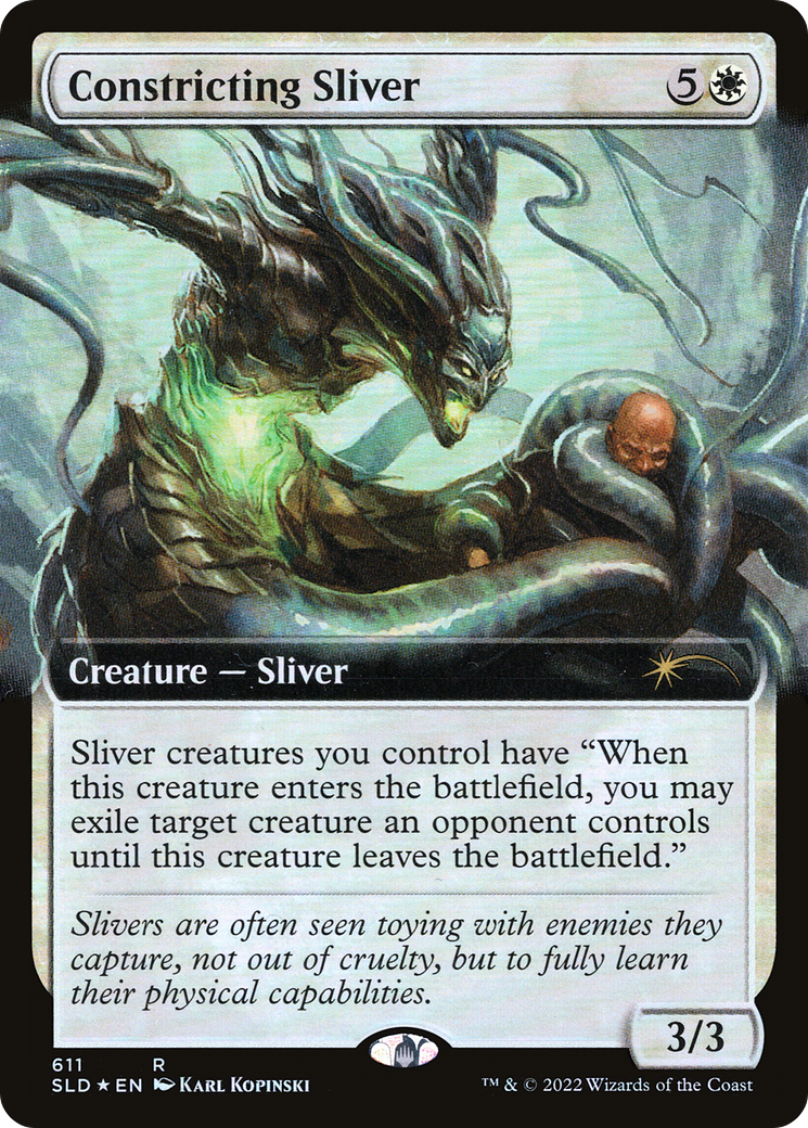 {R} Constricting Sliver (Extended Art) [Secret Lair Drop Promos][SLD 611]