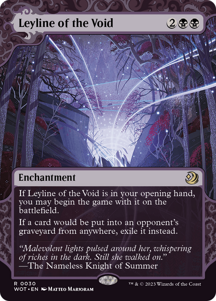 {R} Leyline of the Void [Wilds of Eldraine: Enchanting Tales][WOT 030]