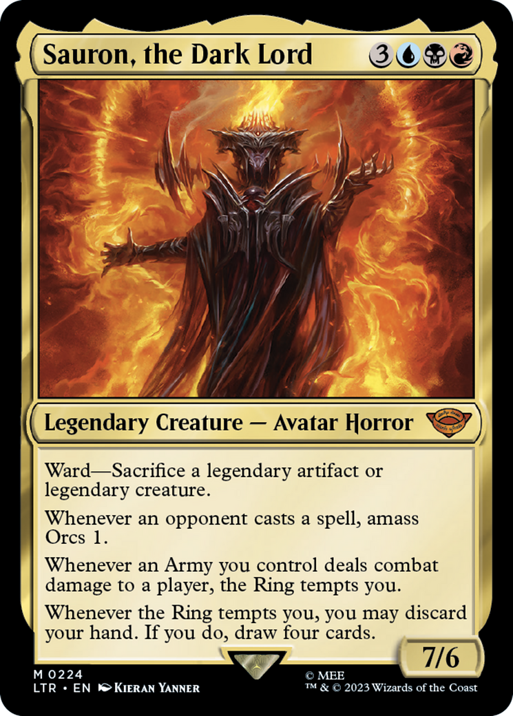 {R} Sauron, the Dark Lord [The Lord of the Rings: Tales of Middle-Earth][LTR 224]