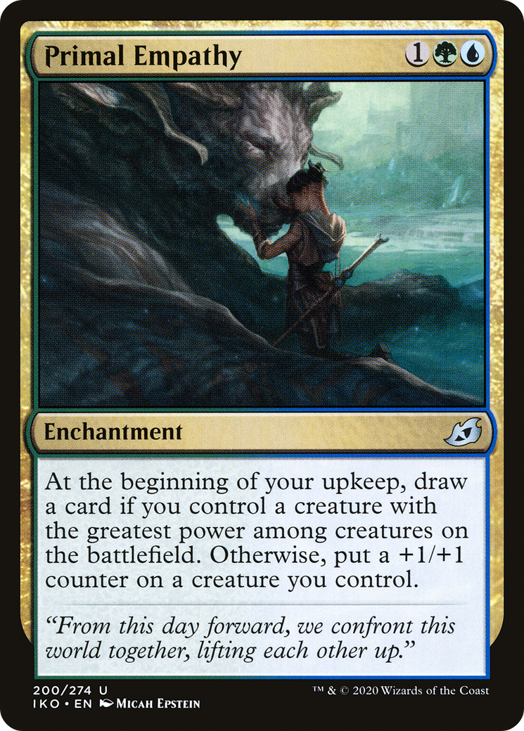 {C} Primal Empathy [Ikoria: Lair of Behemoths][IKO 200]