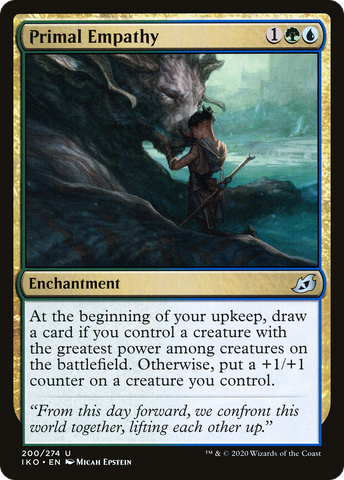 {C} Primal Empathy [Ikoria: Lair of Behemoths][IKO 200]