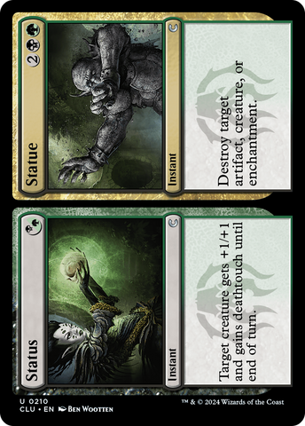 {C} Status // Statue [Ravnica: Clue Edition][CLU 210]