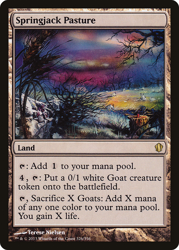 {R} Springjack Pasture [Commander 2013][C13 326] - Misty Mountain Games