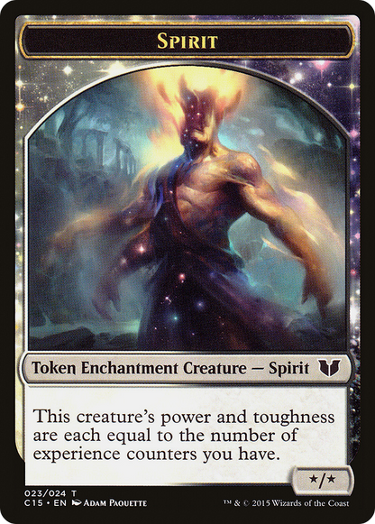 {T} Spirit (023) // Cat Double-sided Token [Commander 2015 Tokens][TC15 023] - Misty Mountain Games
