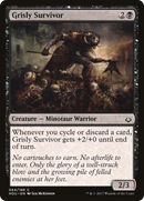 {C} Grisly Survivor [Hour of Devastation][HOU 064]