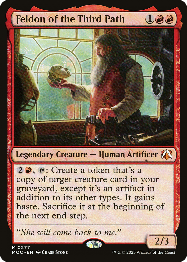 {R} Feldon of the Third Path [March of the Machine Commander][MOC 277]