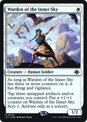 {@R} Warden of the Inner Sky [The Lost Caverns of Ixalan Prerelease Cards][PR LCI 043]