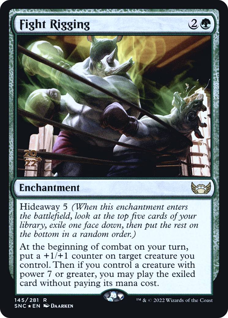 {R} Fight Rigging [Streets of New Capenna Prerelease Promos][PR SNC 145]