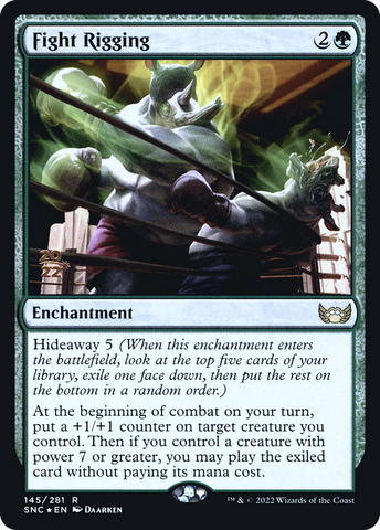 {R} Fight Rigging [Streets of New Capenna Prerelease Promos][PR SNC 145]
