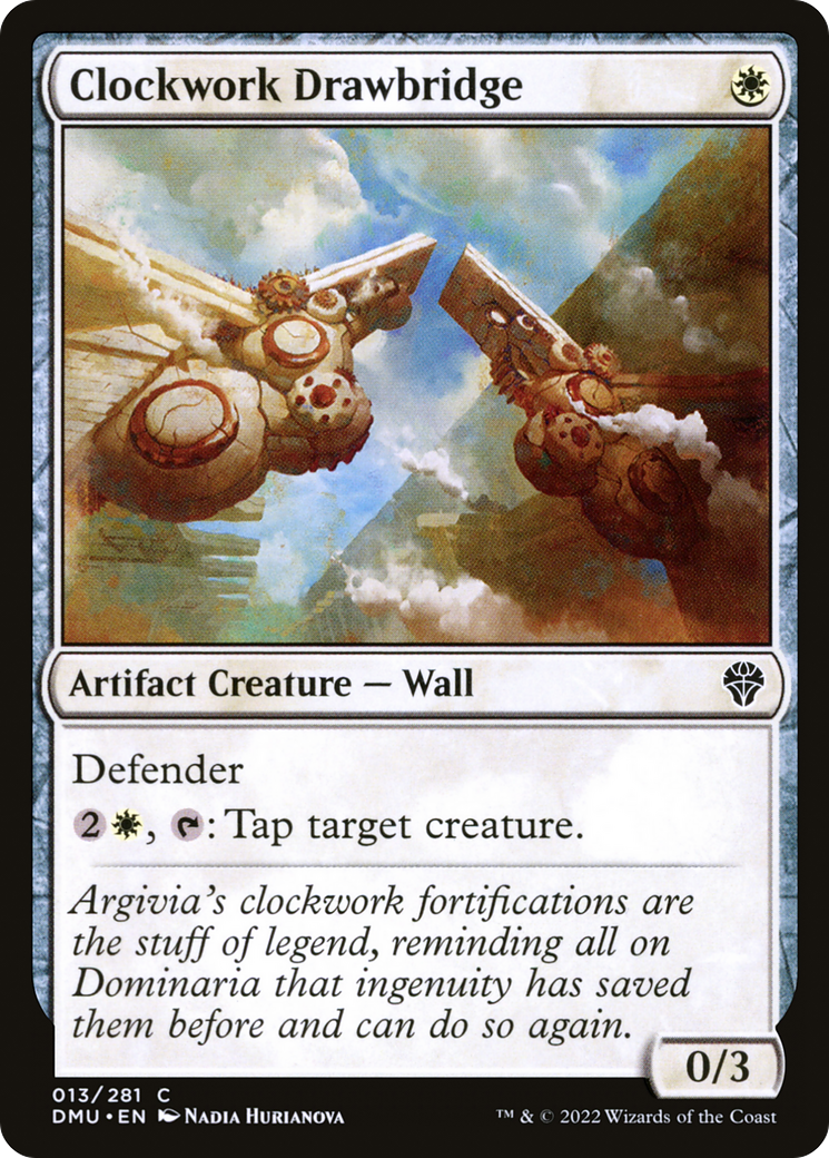 {C} Clockwork Drawbridge [Dominaria United][DMU 013]