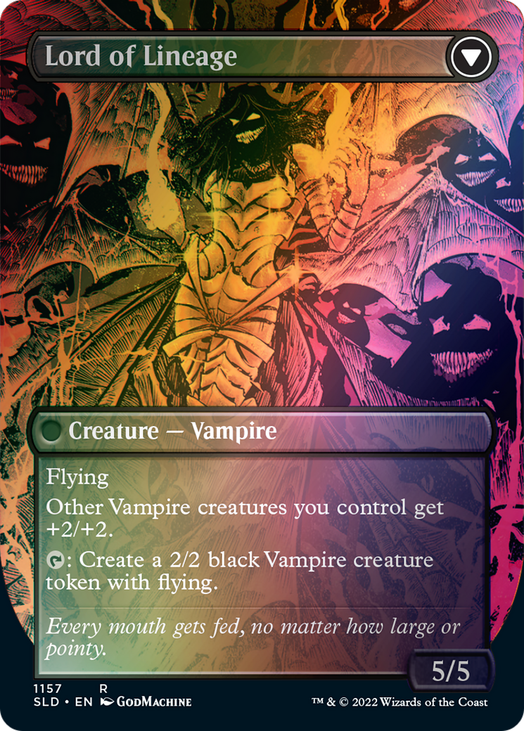{R} Bloodline Keeper // Lord of Lineage (Borderless) [Secret Lair: From Cute to Brute][SLD 1157]