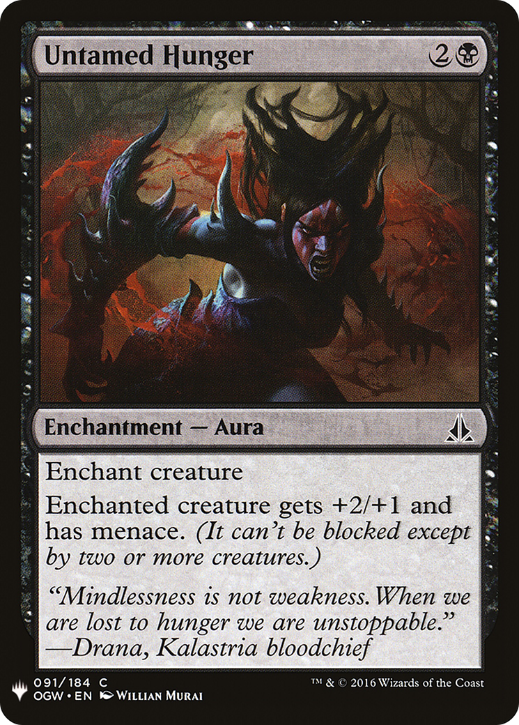 {C} Untamed Hunger [Mystery Booster][LS OGW 091]