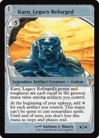{R} Karn, Legacy Reforged (Future Sight) [Mystery Booster 2][MB2 255]